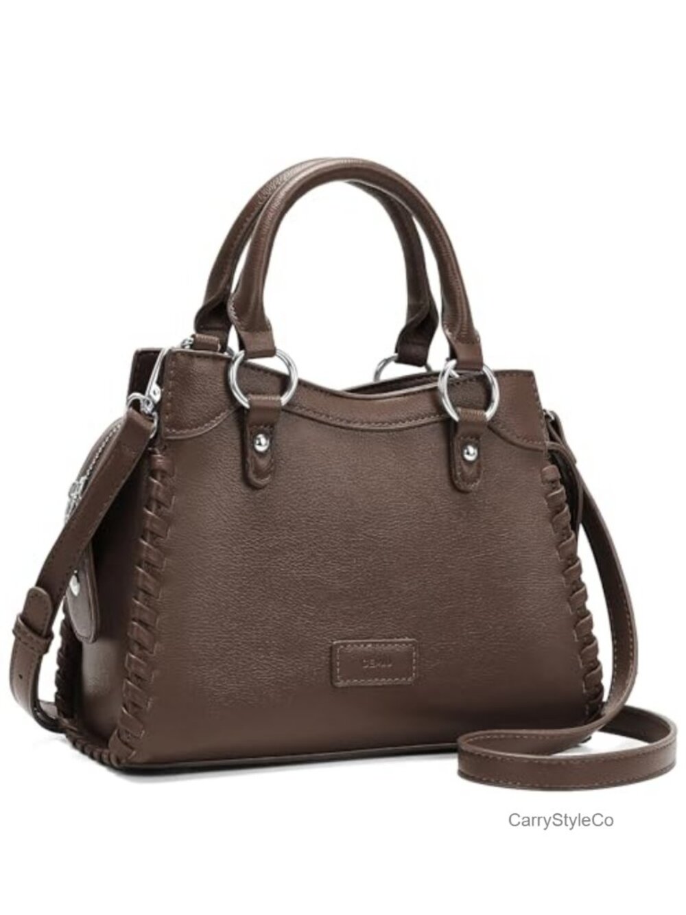 Medium Satchel Crossbody Purse Tote Handbag with Detachable Strap